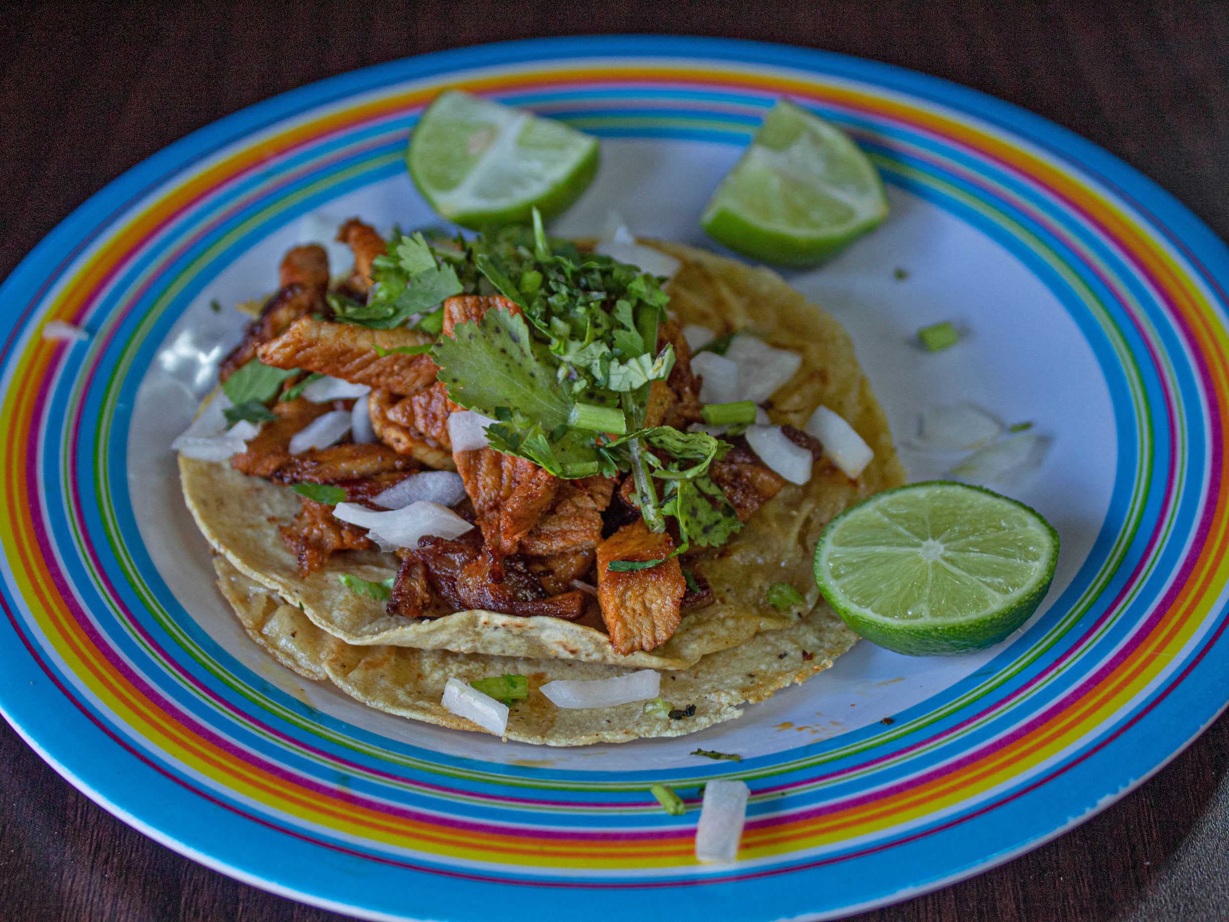 Taco Cecina Enchilada