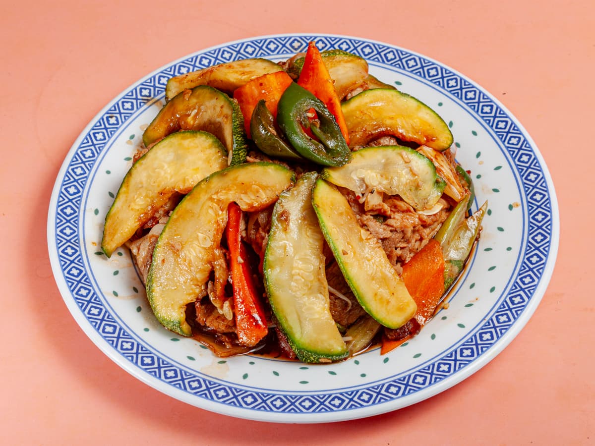 Bistec con Calabaza
