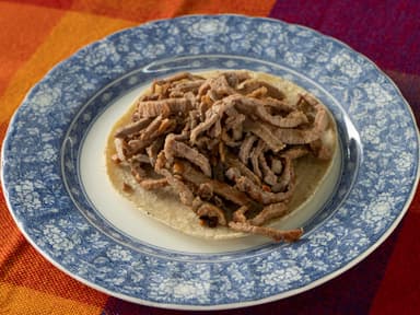 Taco Maíz De Bistec De Res