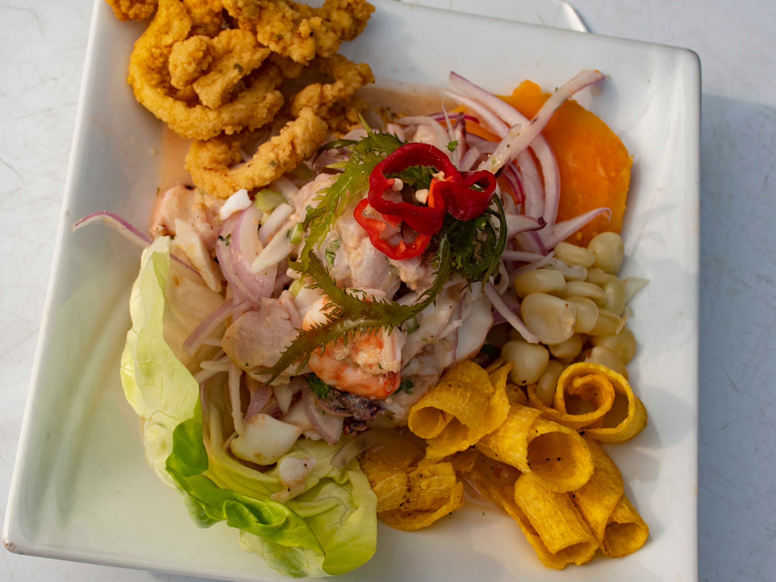 Ceviche Mixto*