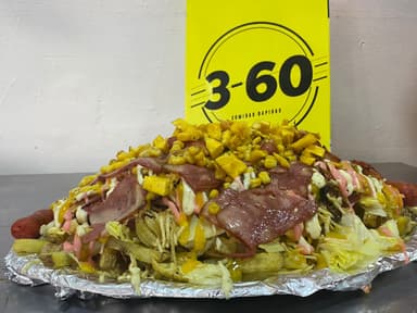 Salchi Mega 360 ( 4 o 5 Personas)