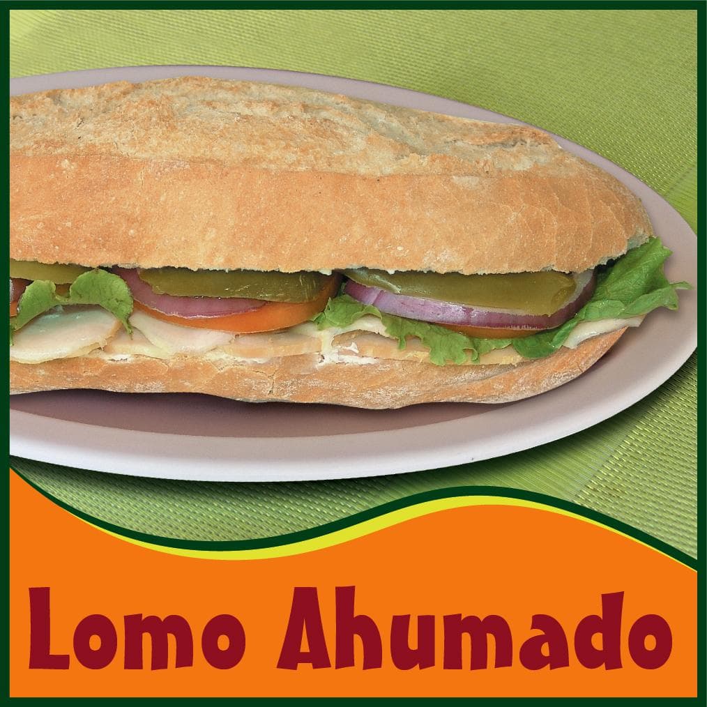 LOMO AHUMADO  Tipo chuleta Bolillo 22 cm