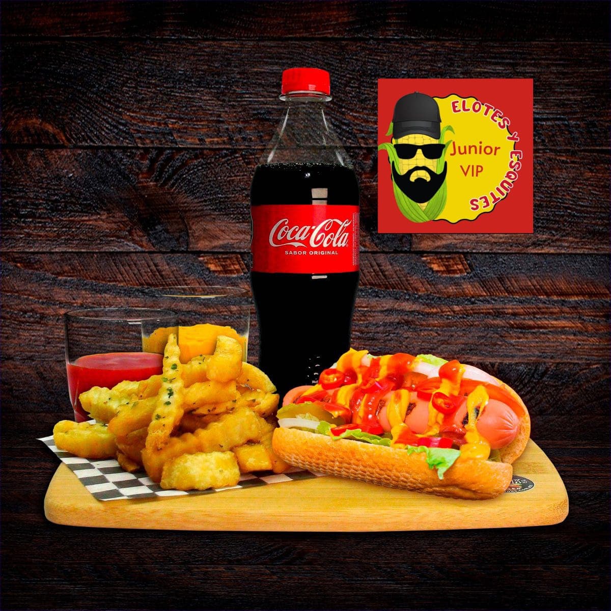 HOT DOG +PAPAS+REFRESCO