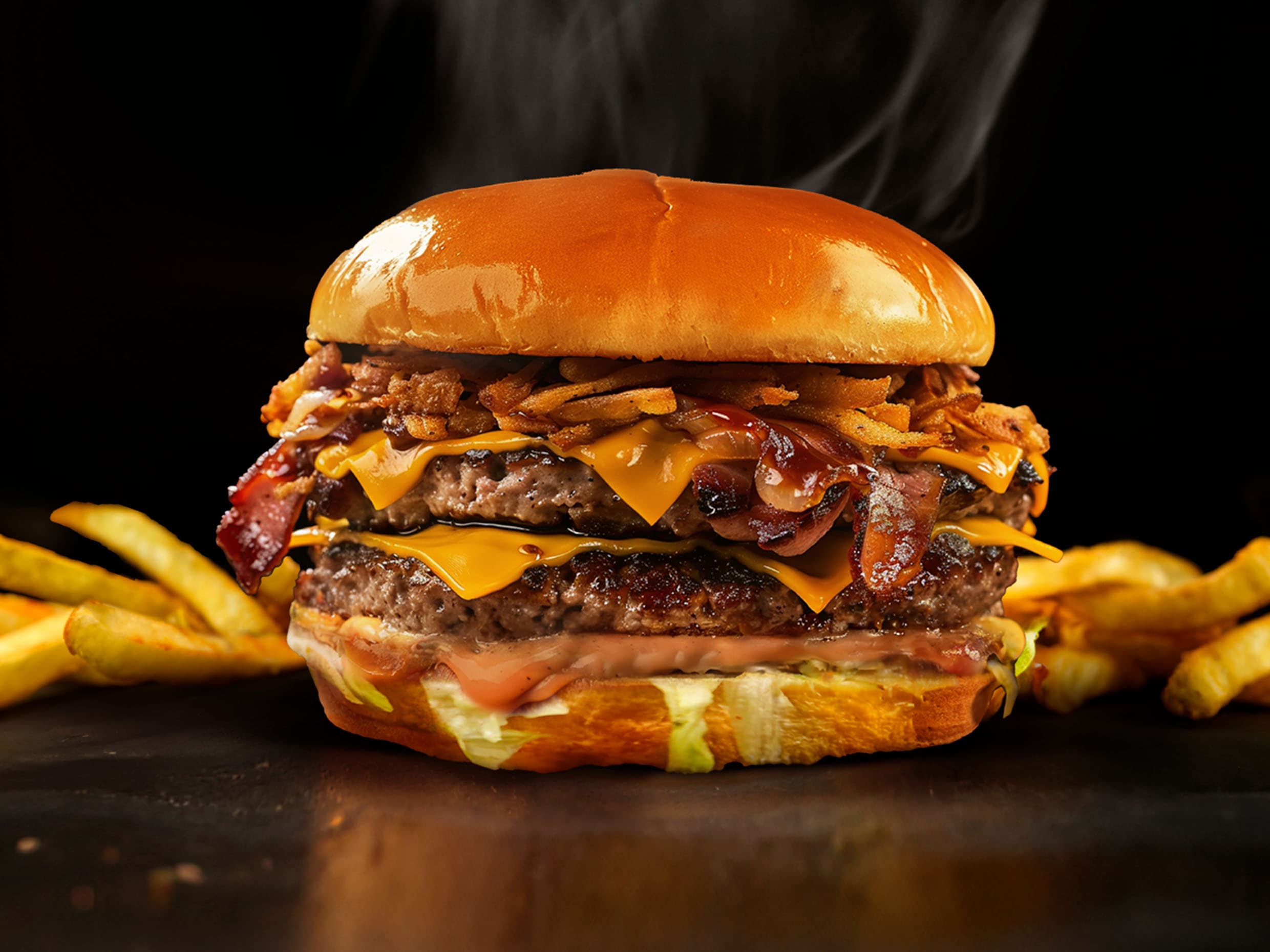 Smoky BBQ Smash Burger