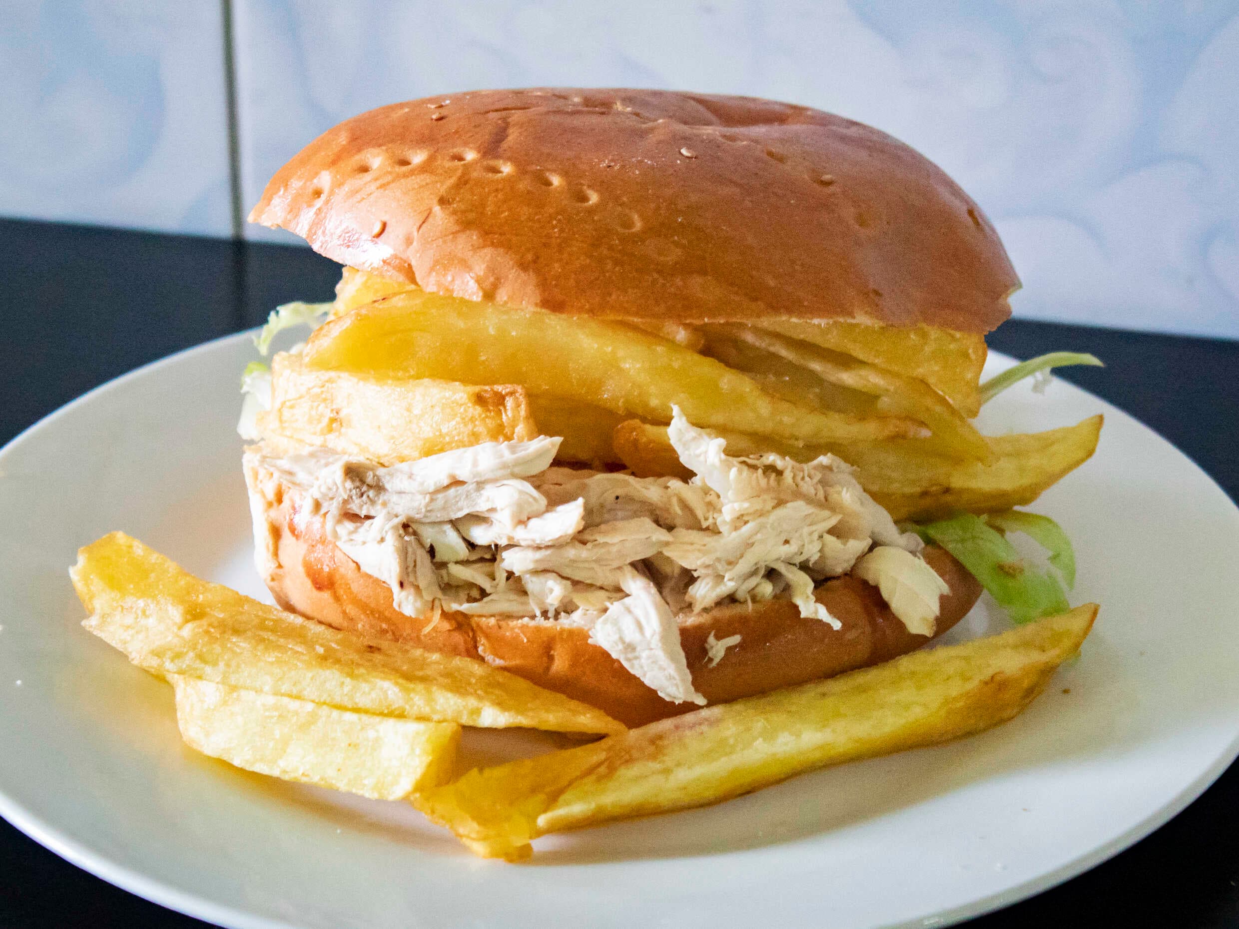 Hamburguesa de Deshilachado