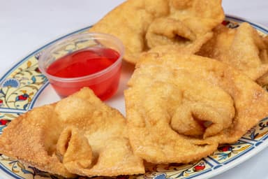 Wantán Frito con Camarones