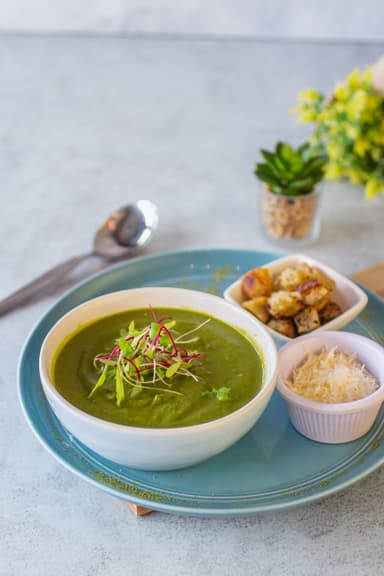 Crema de Espinaca y Brócoli de 12 oz