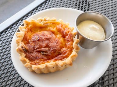 Quich de queso con tocino