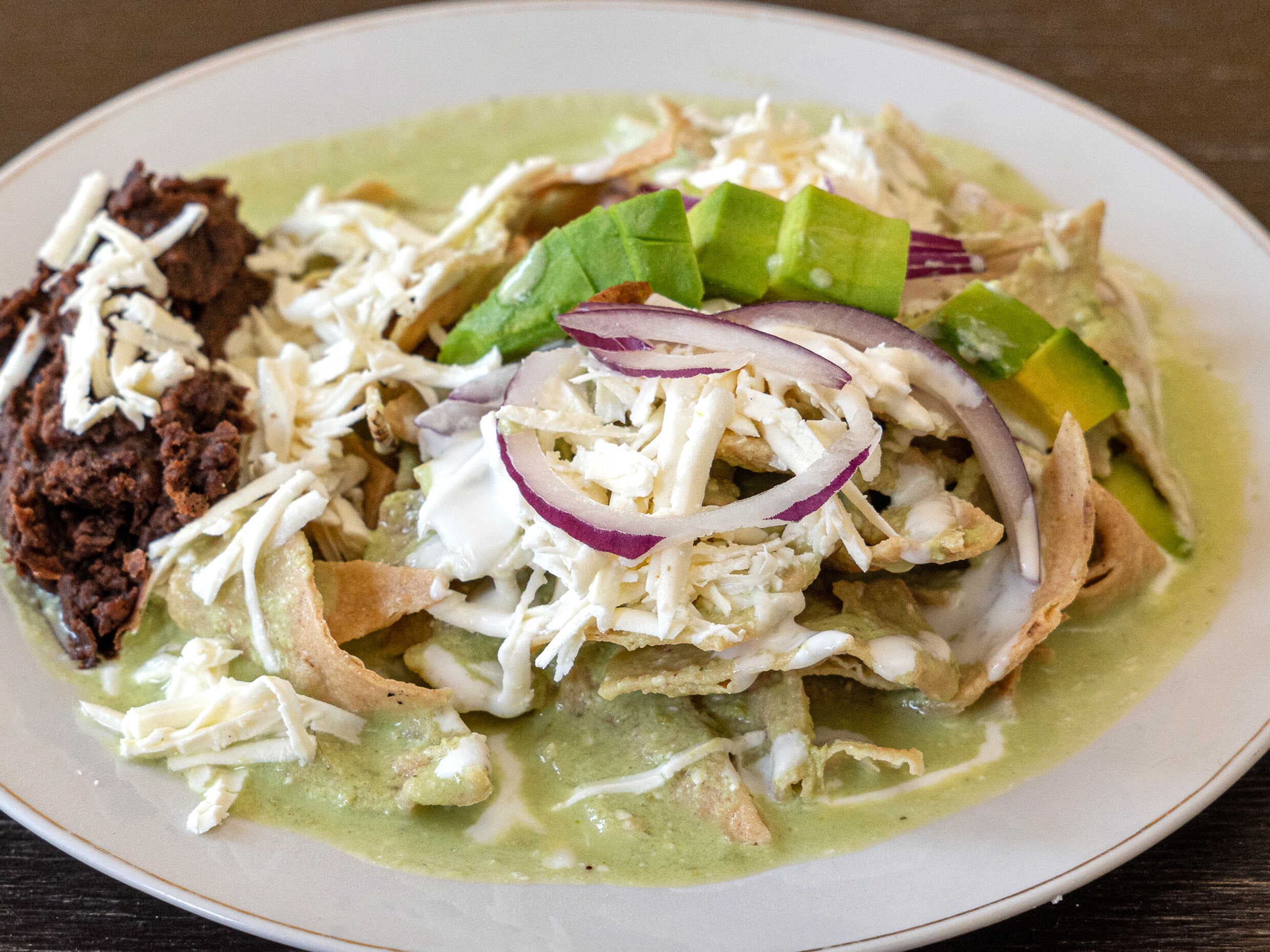 Chilaquiles en Crema de Chilpaya