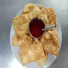 1 docena de wantan frito