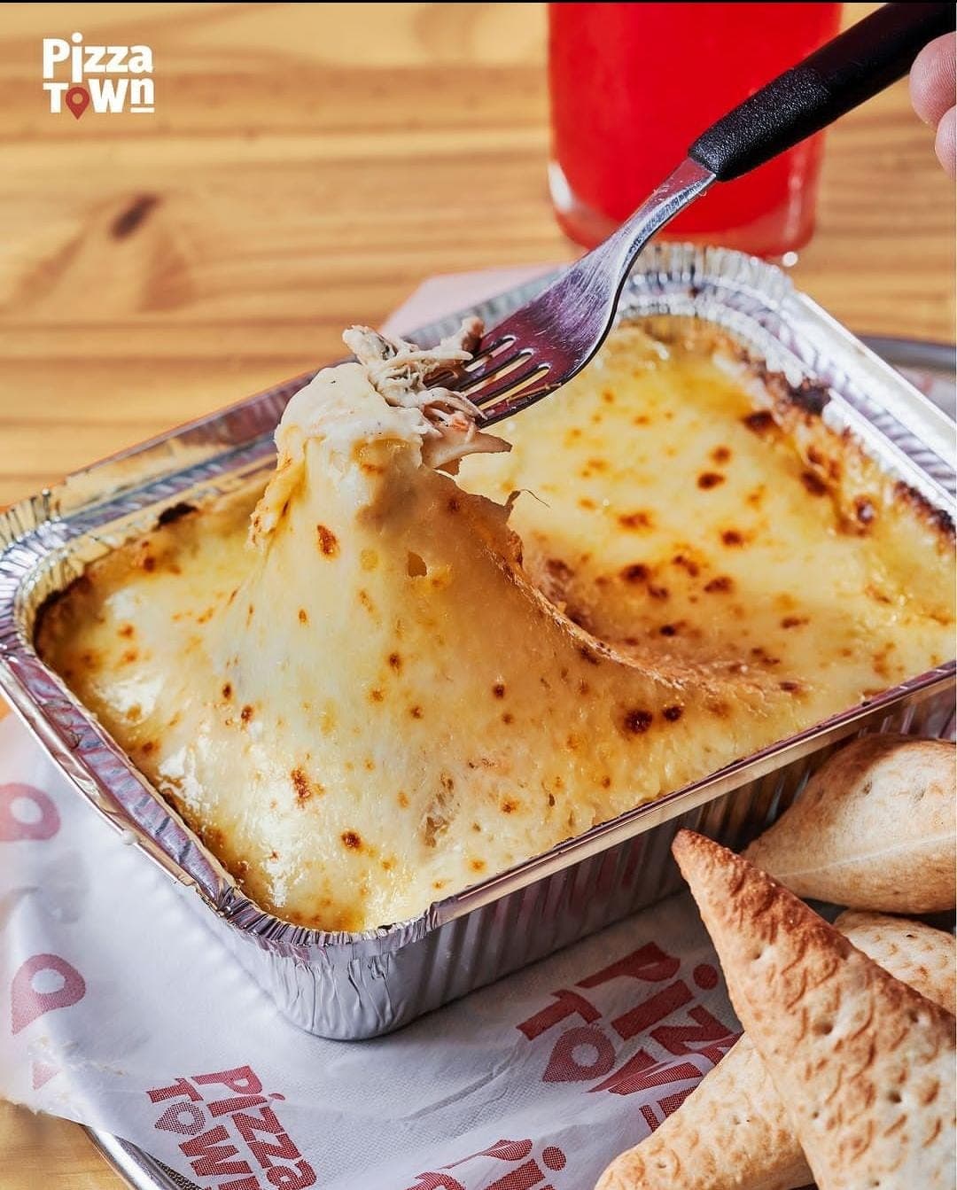 Lasaña Pollo con Champiñón