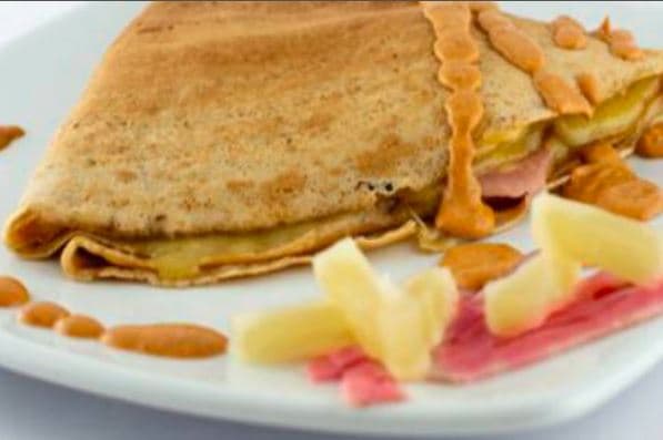 Crepa de Mermelada de Piña