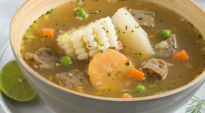 Sancocho de Res en leña