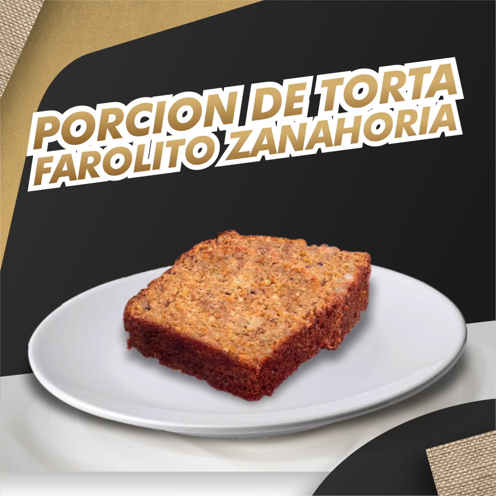 Porción de Torta Farolitos Zanahoria