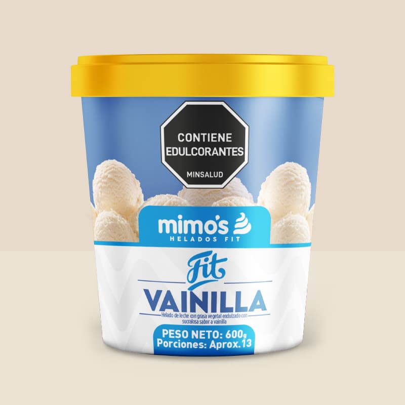 Litro Helado Light Vainilla
