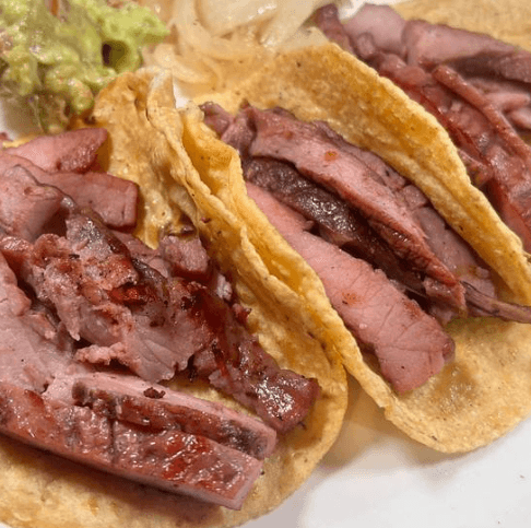 Taco Arrachera Maíz