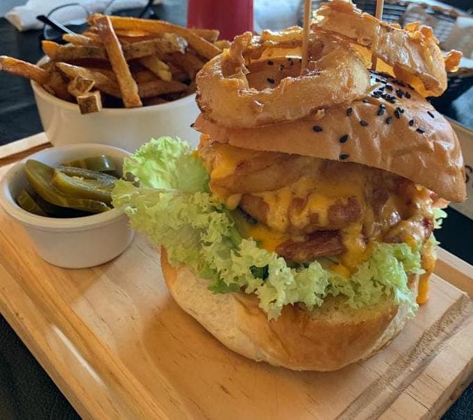 Hamburguesa de Camarones