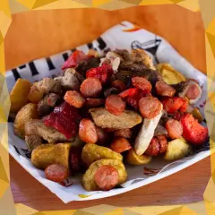 Salchipapa Miso Pequeña