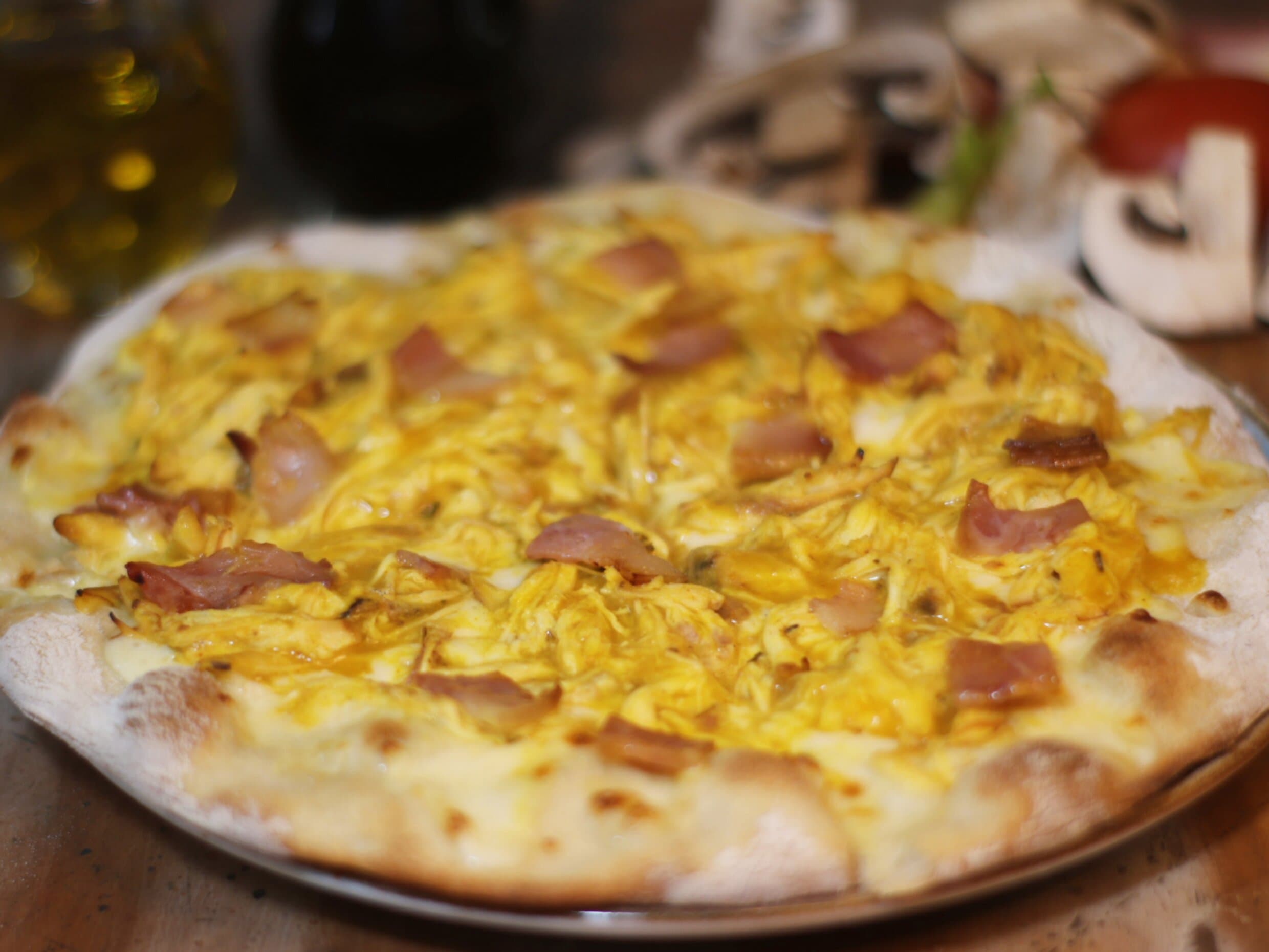 Pizza Dulce Mostaza.