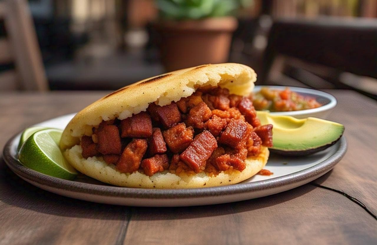 Arepa de Chorizo + Bebida