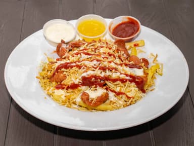 Salchipapa Costeña.