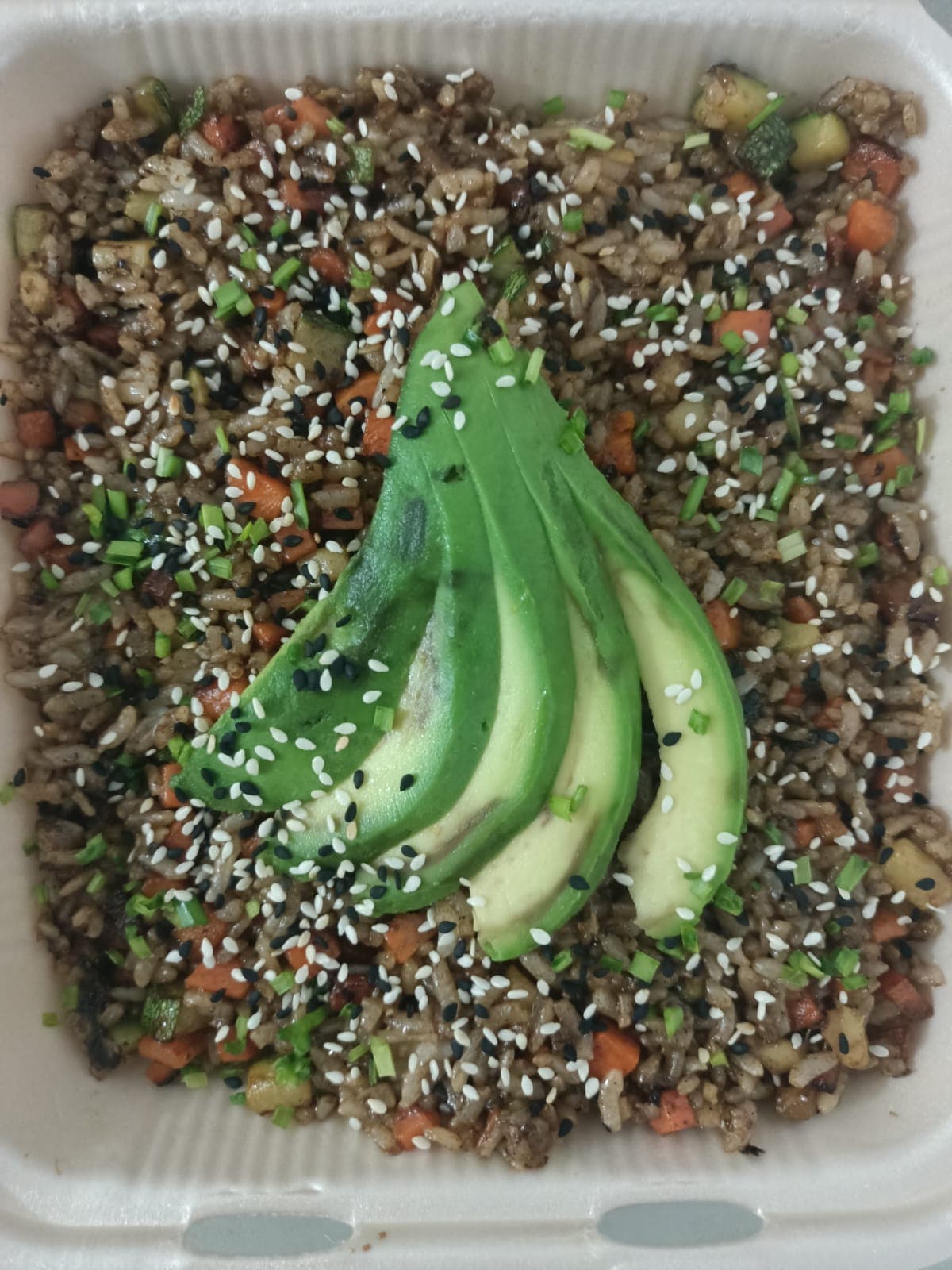 Yakimeshi vegetariano