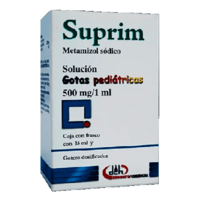 Suprim gotas pediatricas 500mg/1ml
