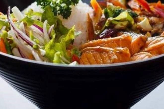 Teriyaki salmón