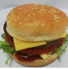 Hamburguesa con Queso y Tocino