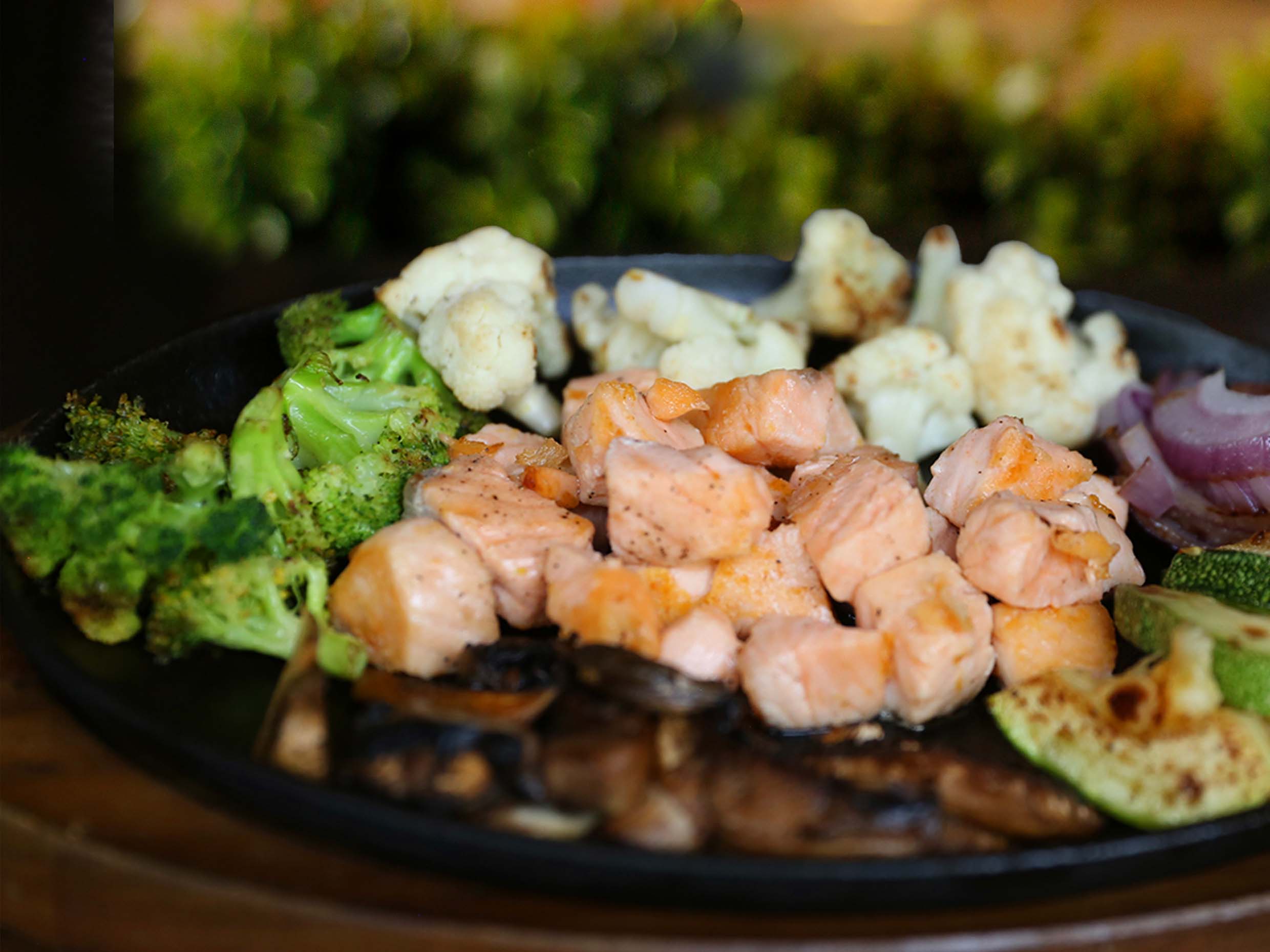Teppan Yaki "Salmón"