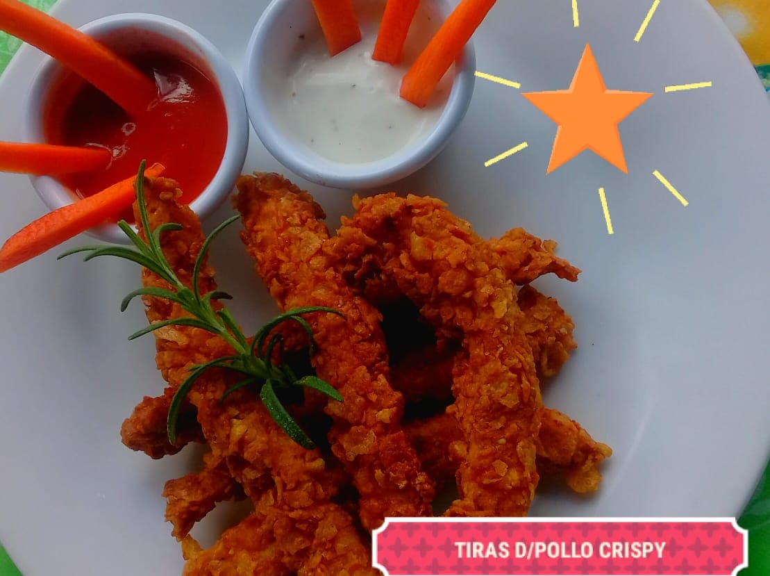10 TIRAS DE PECHUGA DE POLLO CRISPY BBQ