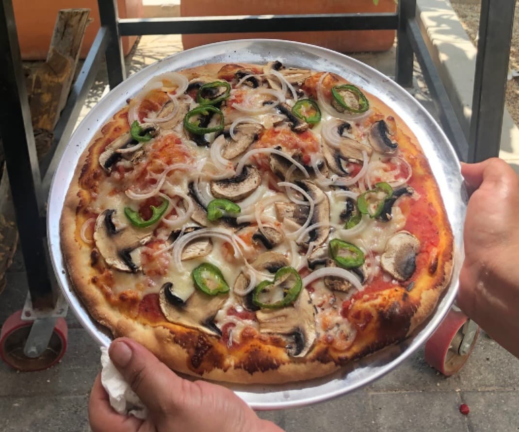 Pizza de Champiñones