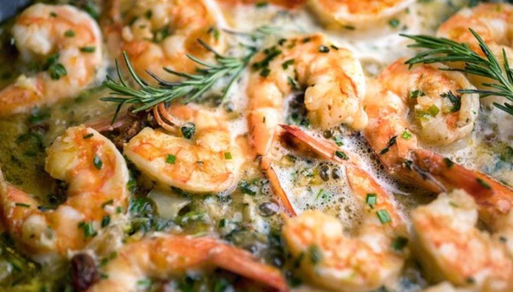 Camarón a la Plancha con Finas Hierbas