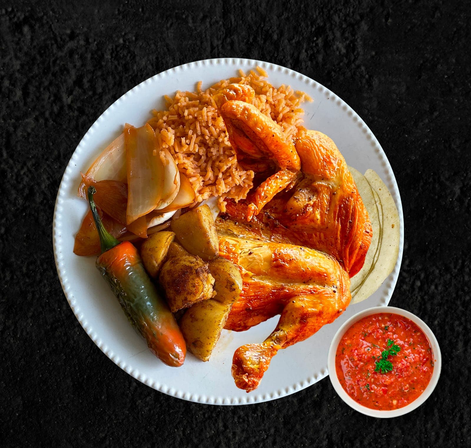 Un Medio de Pollo