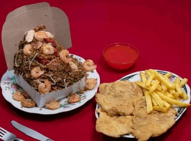 Caja Arroz Chino con Chuleta 8 Personas
