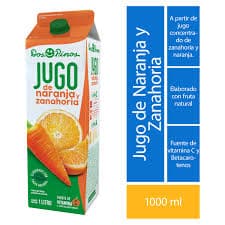 Jugo Naranja Con Zanahoria 1L