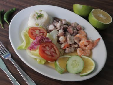 Camarones o Pulpo a la Mantequilla
