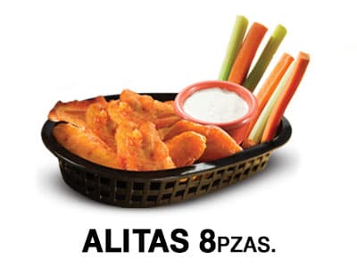 8 alitas