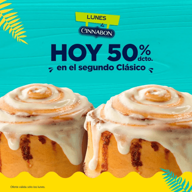 Promo 2do Clásico a 50% de Descuento