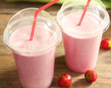 Malteada de Fresa