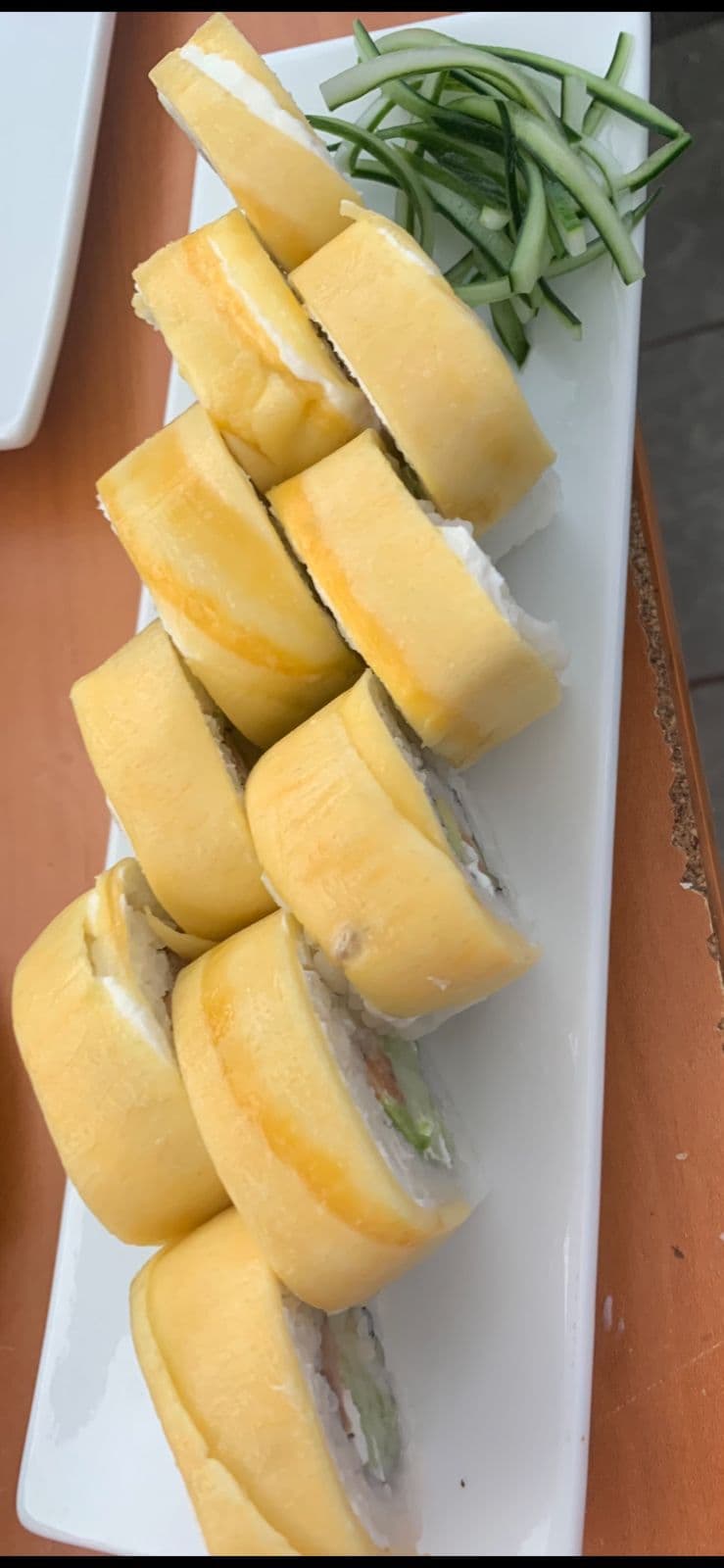 Medio Rollo Banana Maki