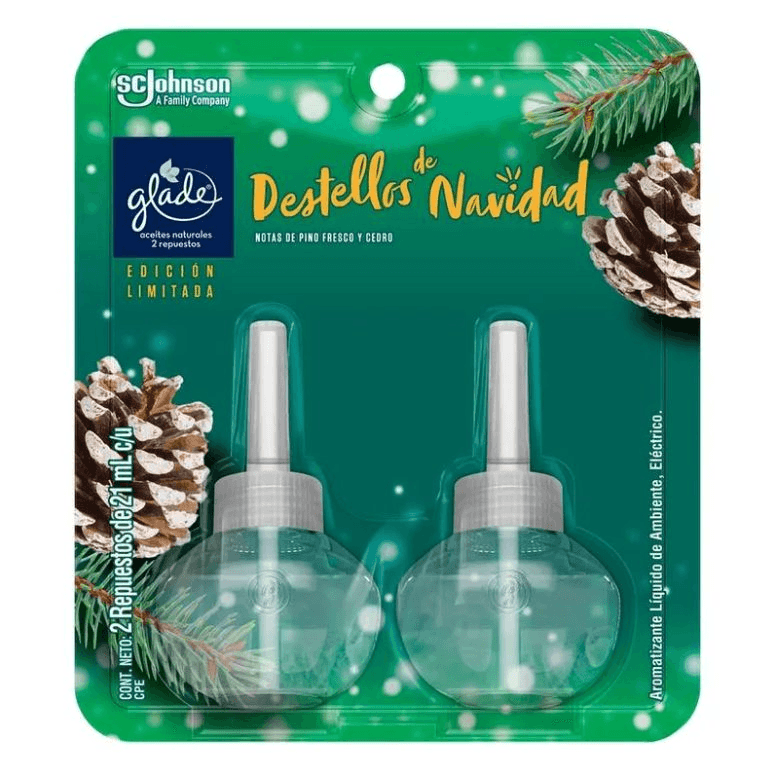 GLADE ACEITE DESTELLOS DE NAVIDAD 21ML
