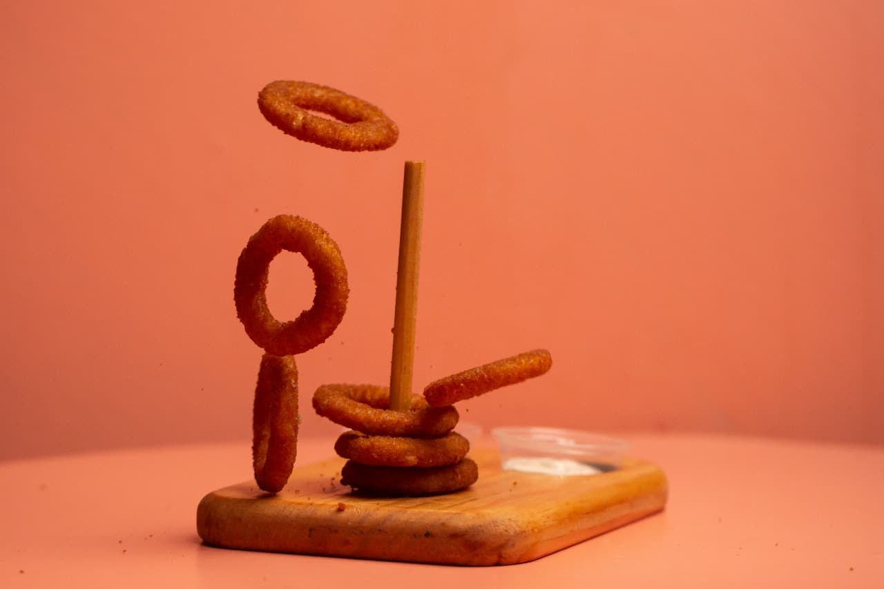 8 Aros de cebolla
