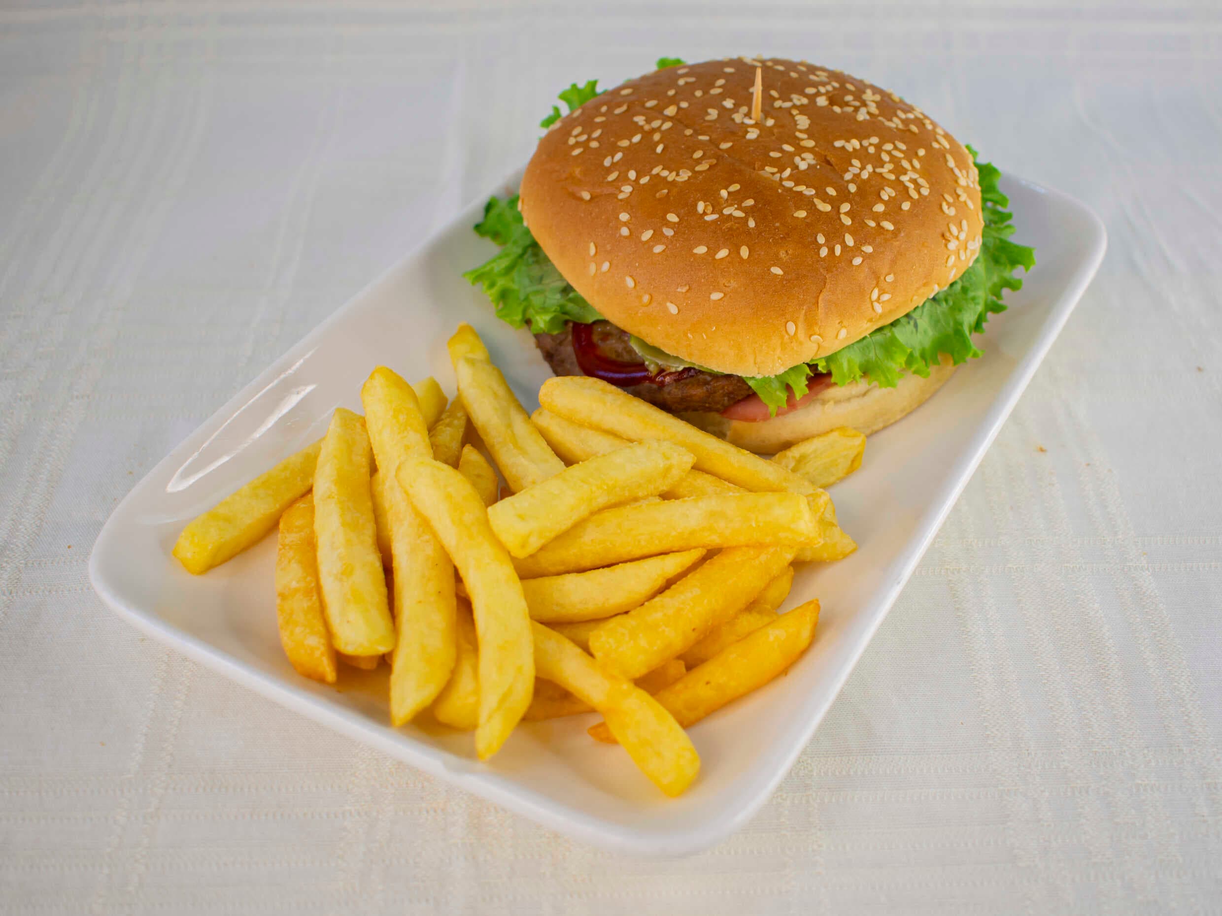 Hamburguesa con Papas