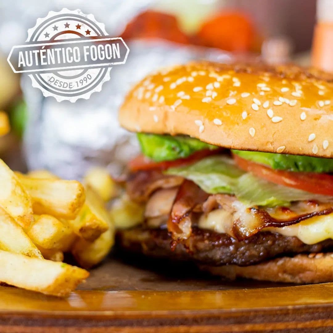 Hamburguesa Tocino Aguacate.