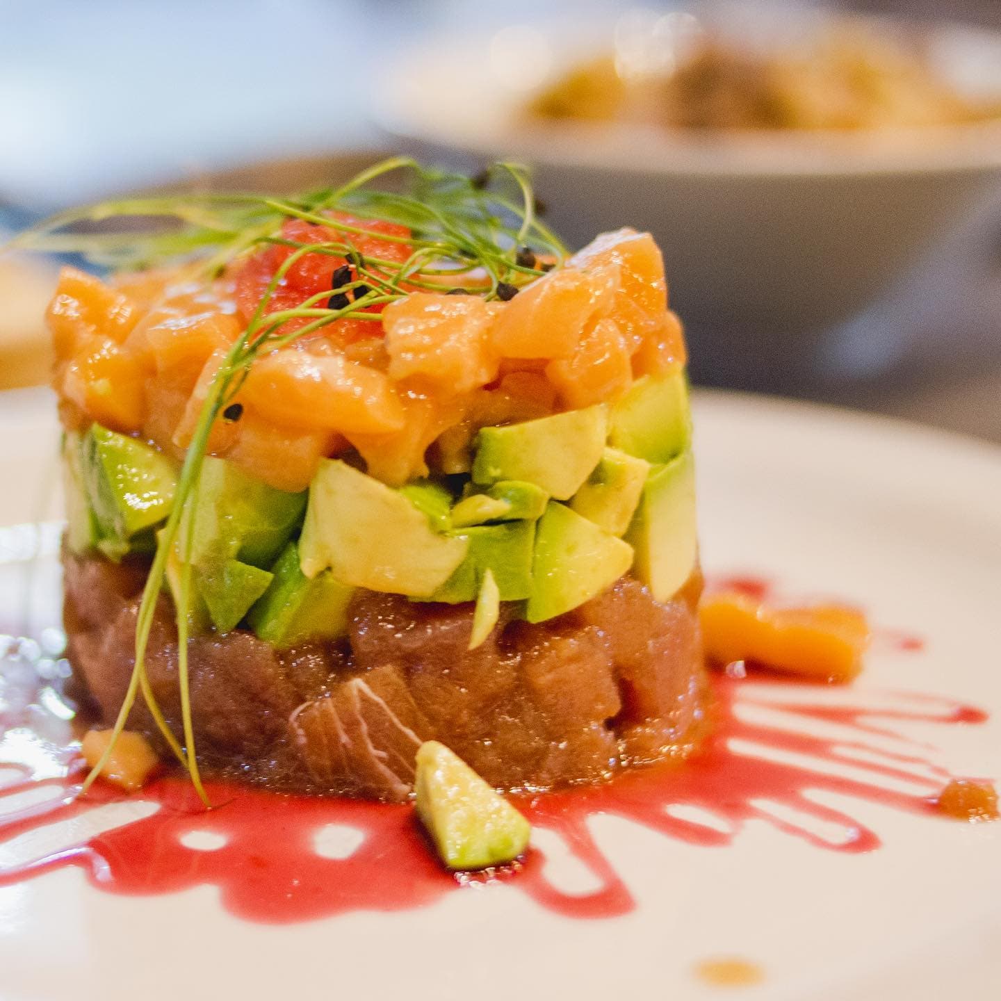 Tartar De Atún y Salmón