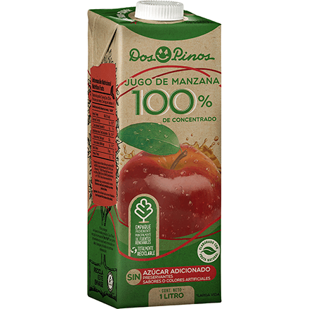 Jugo Dos Pinos Manzana 1 l