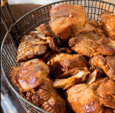1/4 kilo de carnitas