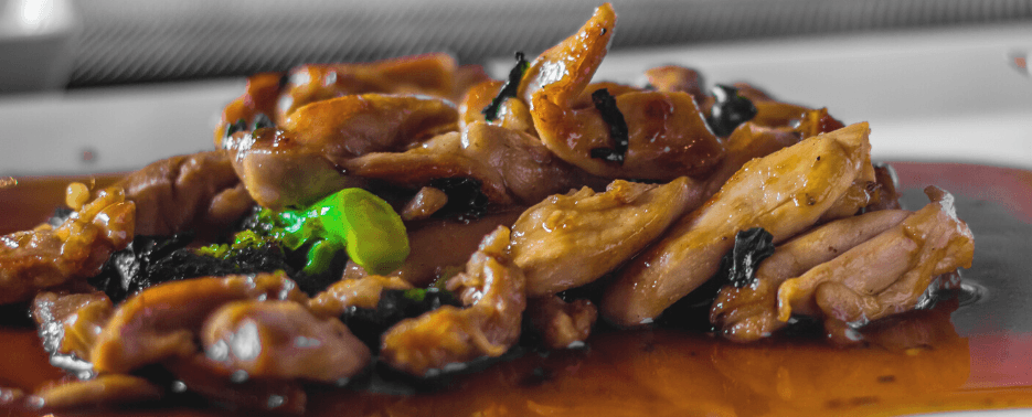 Teriyaki Mixto (camarón, pollo y arrachera)