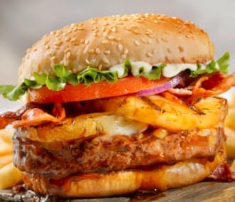 Hamburguesa hawaiana